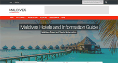 Desktop Screenshot of maldives-resorts.net