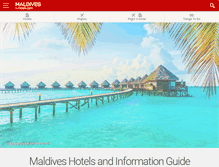 Tablet Screenshot of maldives-resorts.net